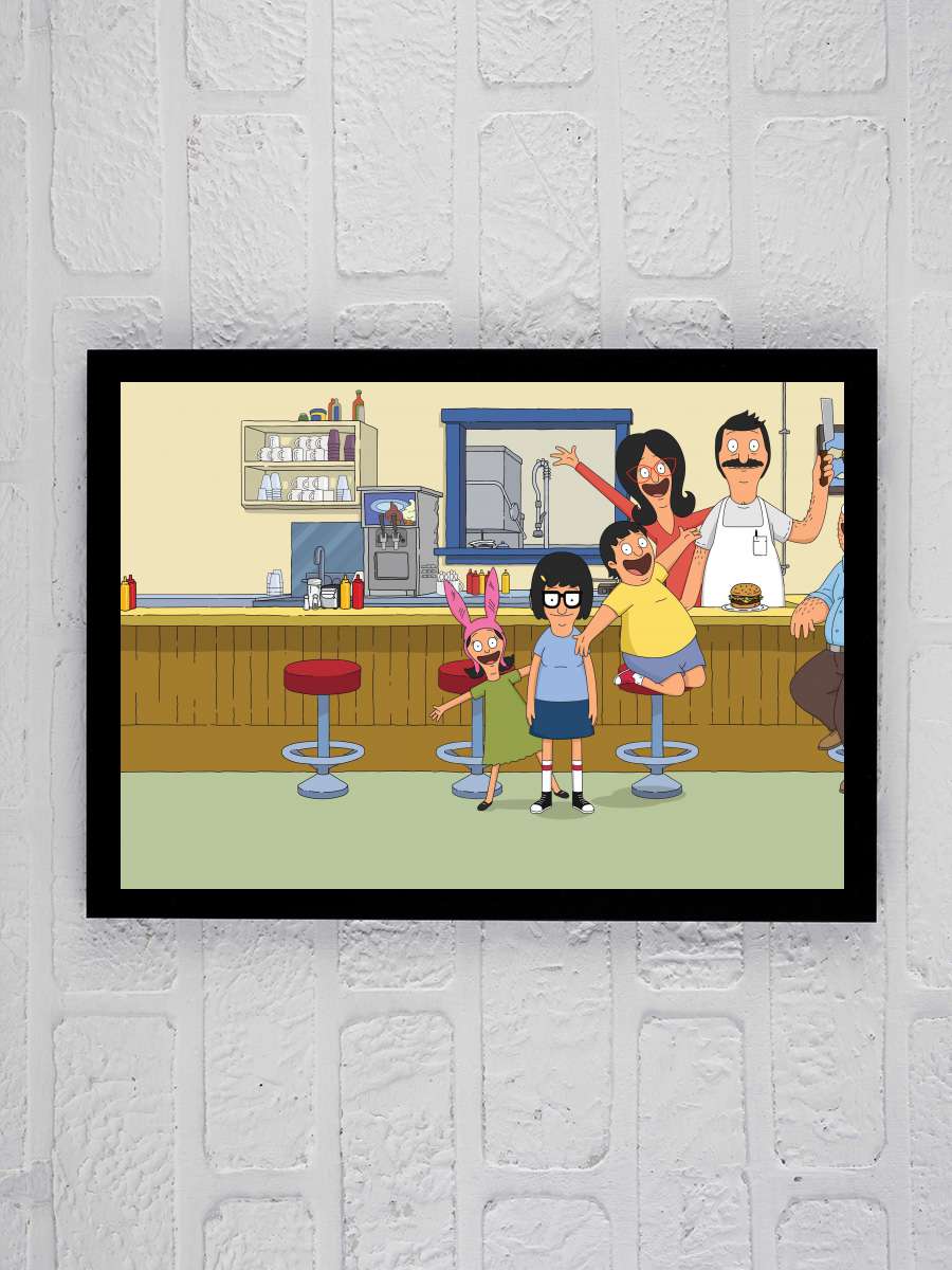 Bob's Burgers Dizi Tablo Siyah Çerçeveli Dizi Poster Duvar Tablo