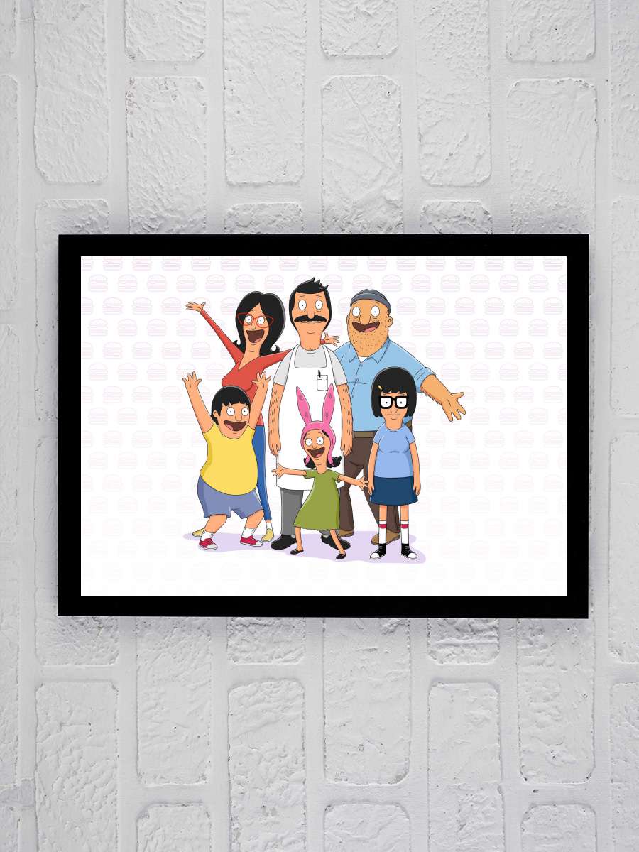 Bob's Burgers Dizi Tablo Siyah Çerçeveli Dizi Poster Duvar Tablo