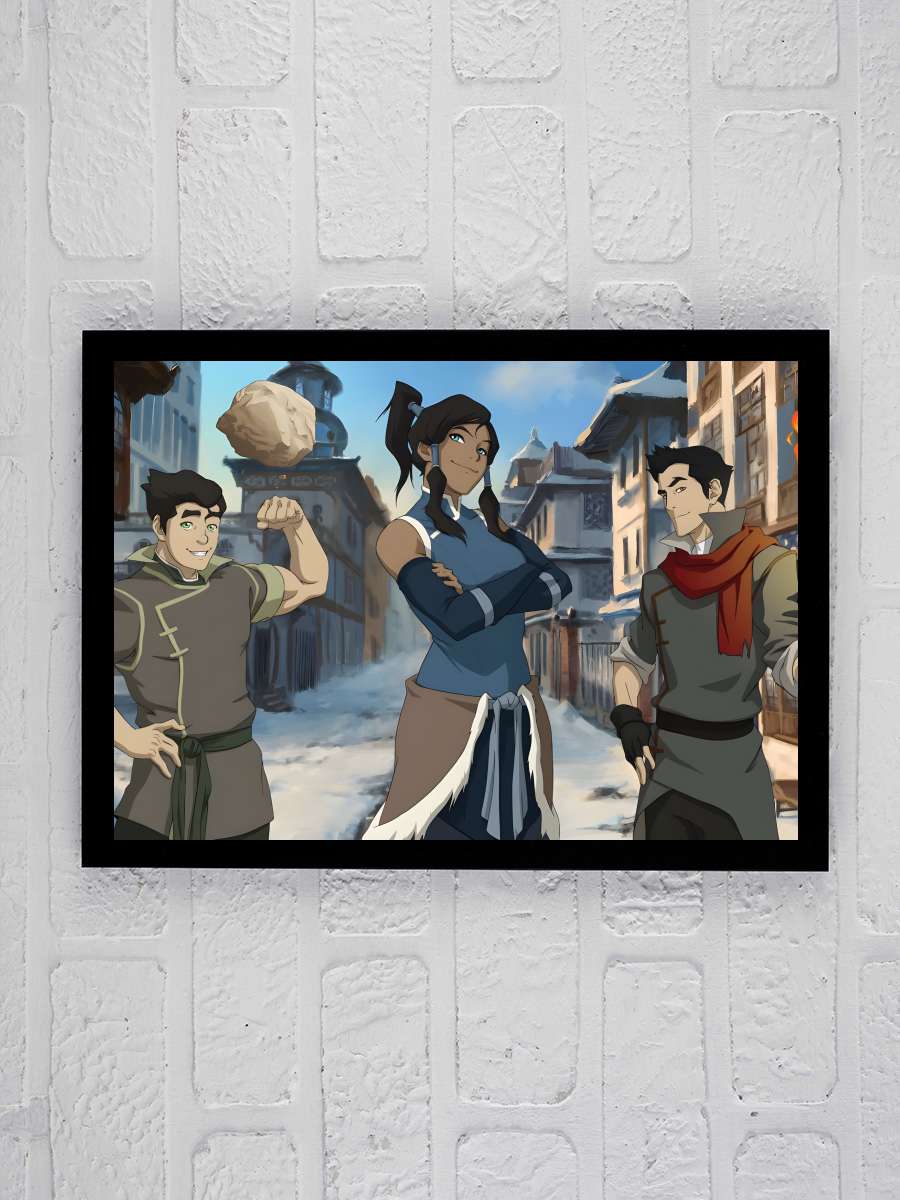 Avatar: The Legend of Korra - The Legend of Korra Dizi Tablo Siyah Çerçeveli Dizi Poster Duvar Tablo