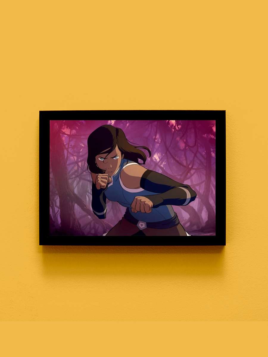 Avatar: The Legend of Korra - The Legend of Korra Dizi Tablo Siyah Çerçeveli Dizi Poster Duvar Tablo