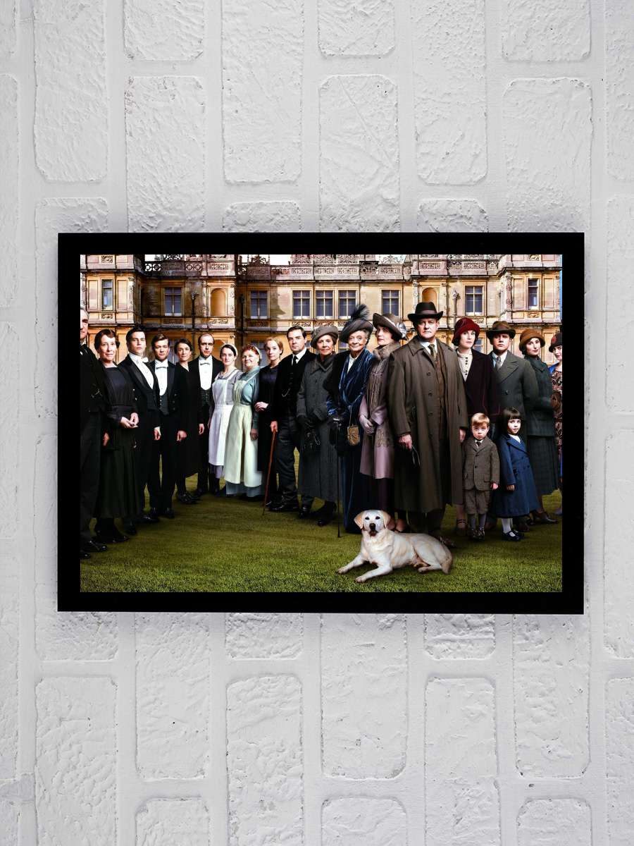 Downton Abbey Dizi Tablo Siyah Çerçeveli Dizi Poster Duvar Tablo