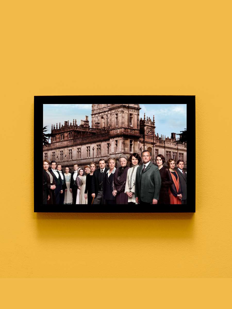 Downton Abbey Dizi Tablo Siyah Çerçeveli Dizi Poster Duvar Tablo