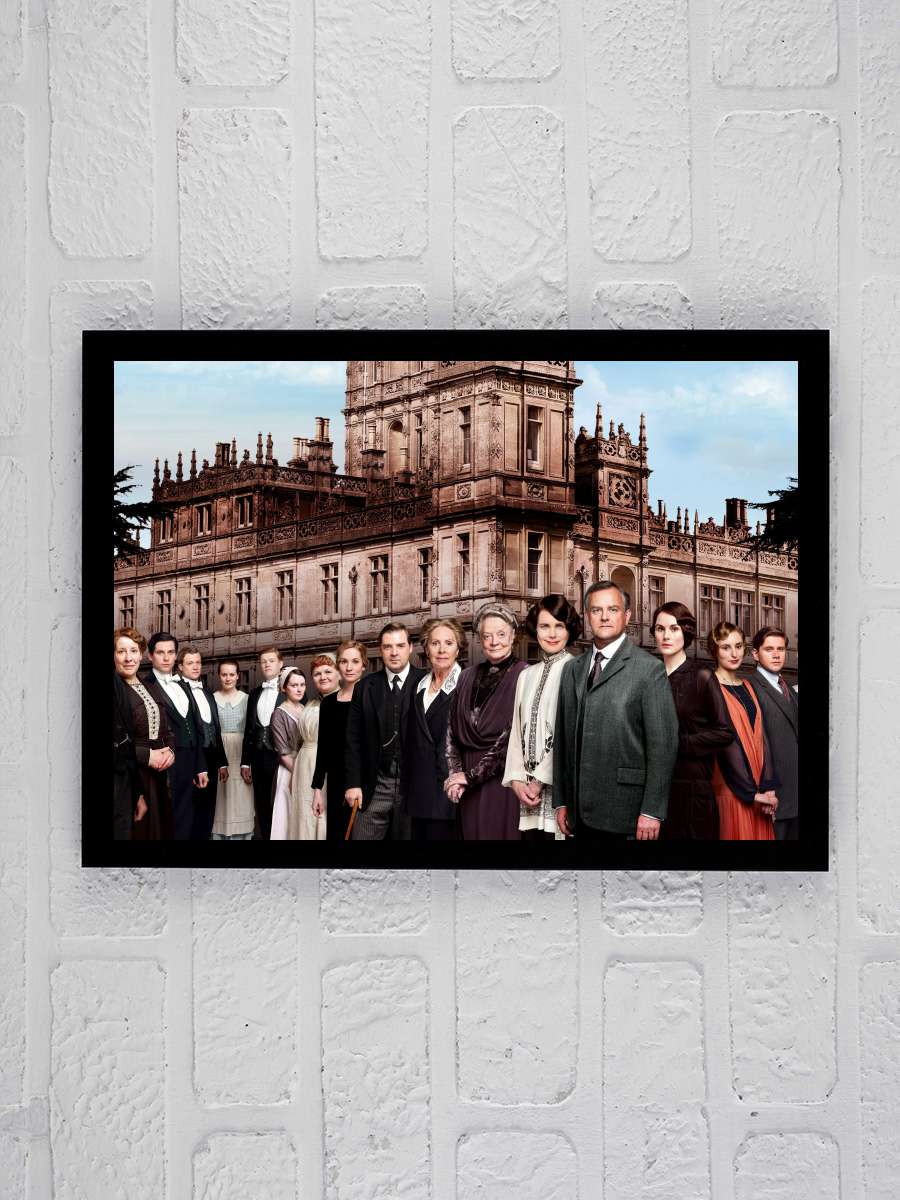 Downton Abbey Dizi Tablo Siyah Çerçeveli Dizi Poster Duvar Tablo