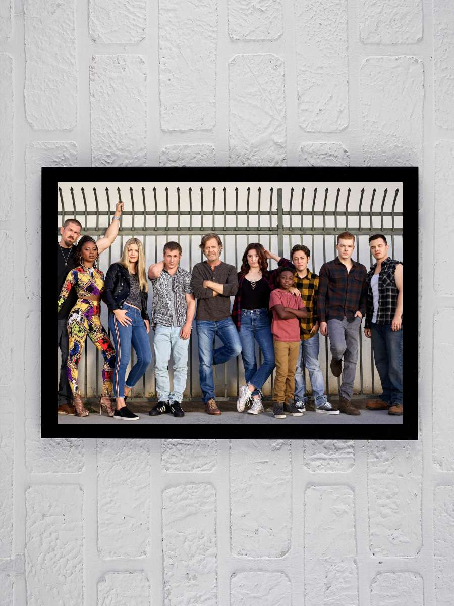 Shameless Dizi Tablo Siyah Çerçeveli Dizi Poster Duvar Tablo