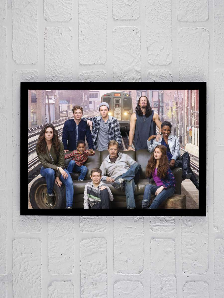 Shameless Dizi Tablo Siyah Çerçeveli Dizi Poster Duvar Tablo