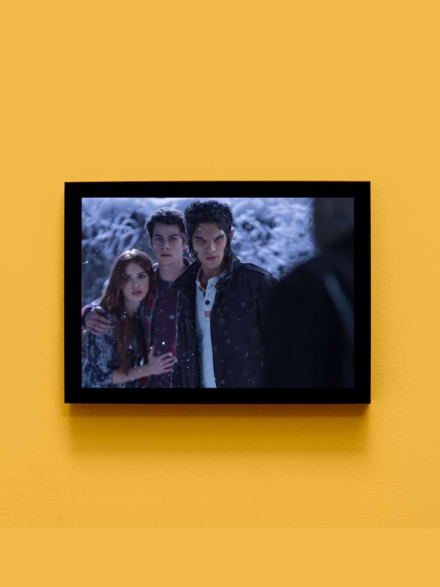 Teen Wolf Dizi Tablo Siyah Çerçeveli Dizi Poster Duvar Tablo