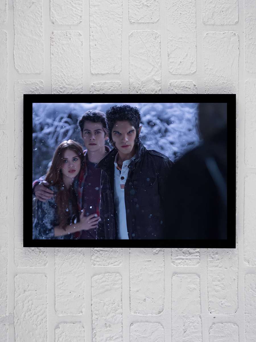 Teen Wolf Dizi Tablo Siyah Çerçeveli Dizi Poster Duvar Tablo