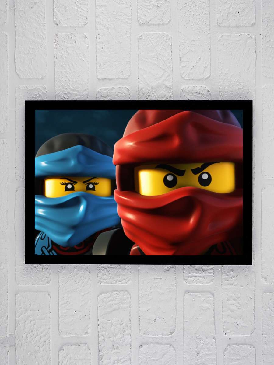 Ninjago: Spinjitzu'nun Ustaları - Ninjago: Masters of Spinjitzu Dizi Tablo Siyah Çerçeveli Dizi Poster Duvar Tablo