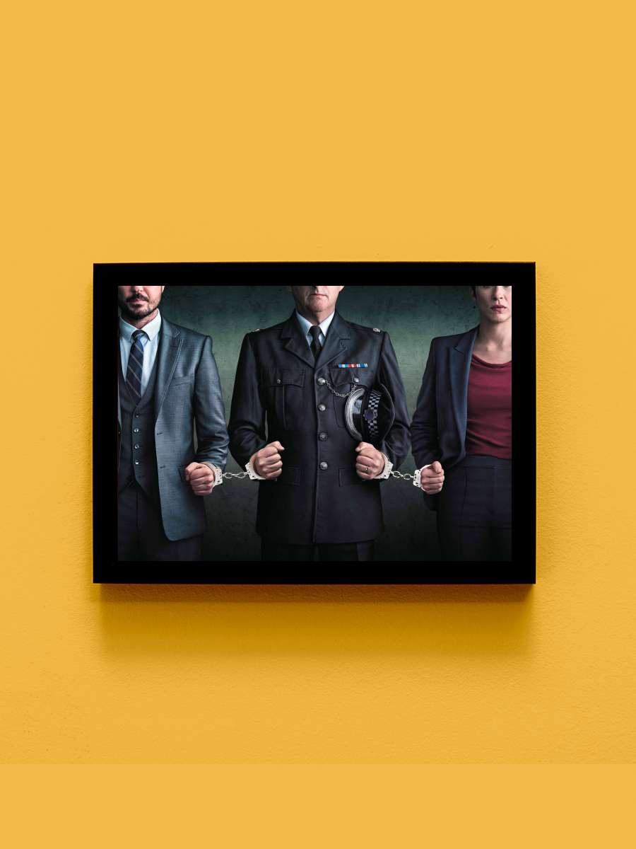 Line of Duty Dizi Tablo Siyah Çerçeveli Dizi Poster Duvar Tablo