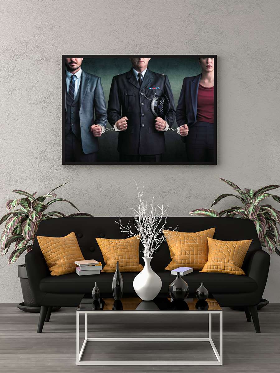 Line of Duty Dizi Tablo Siyah Çerçeveli Dizi Poster Duvar Tablo