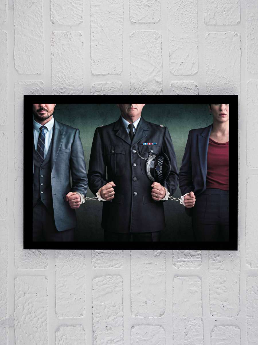 Line of Duty Dizi Tablo Siyah Çerçeveli Dizi Poster Duvar Tablo