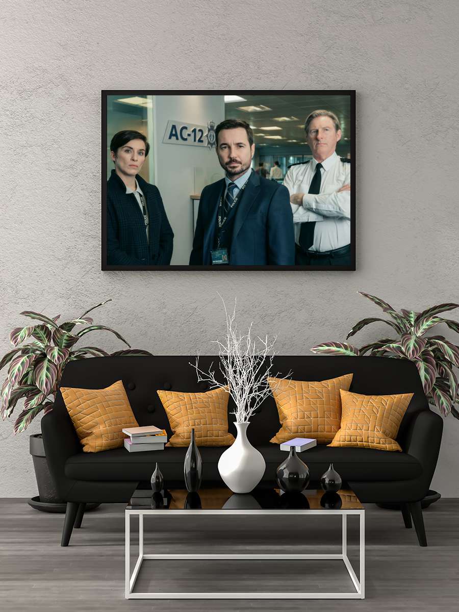 Line of Duty Dizi Tablo Siyah Çerçeveli Dizi Poster Duvar Tablo