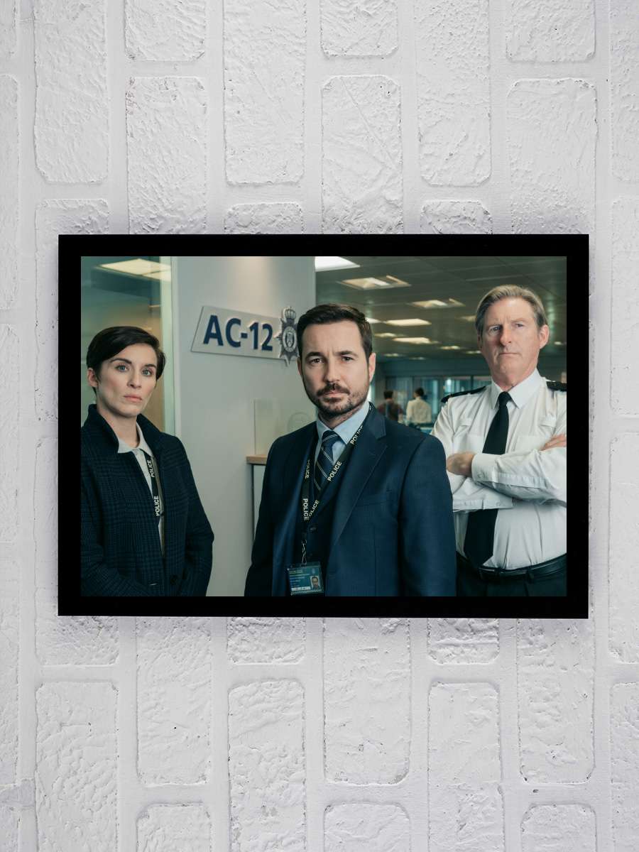 Line of Duty Dizi Tablo Siyah Çerçeveli Dizi Poster Duvar Tablo