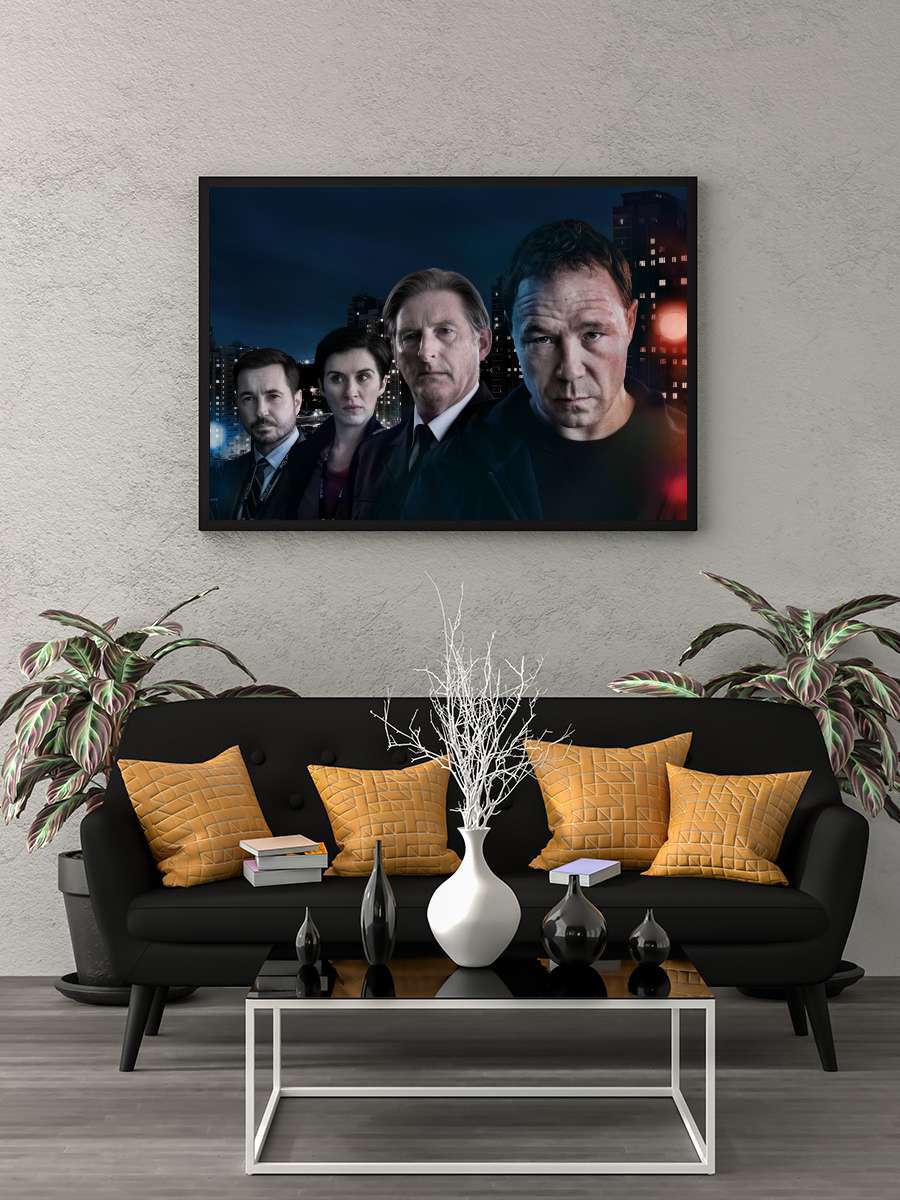 Line of Duty Dizi Tablo Siyah Çerçeveli Dizi Poster Duvar Tablo