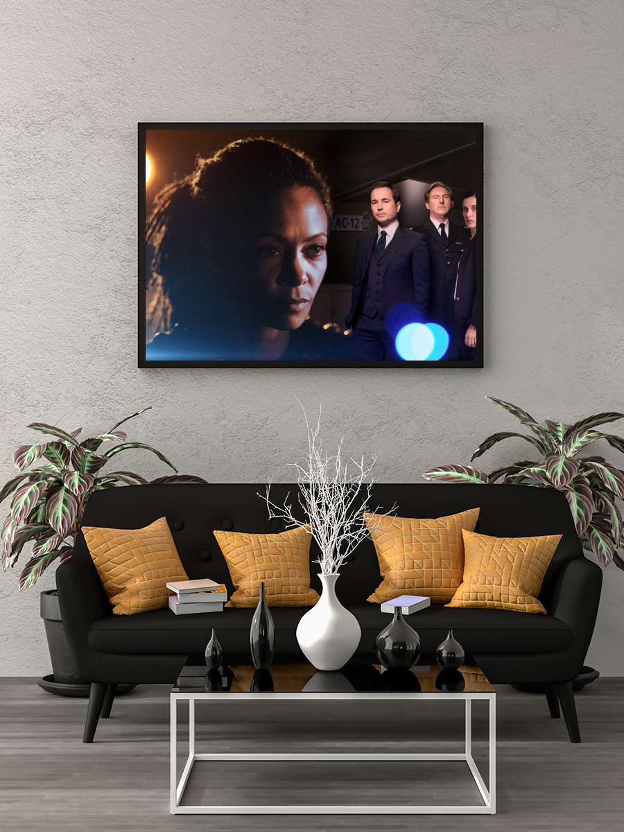 Line of Duty Dizi Tablo Siyah Çerçeveli Dizi Poster Duvar Tablo