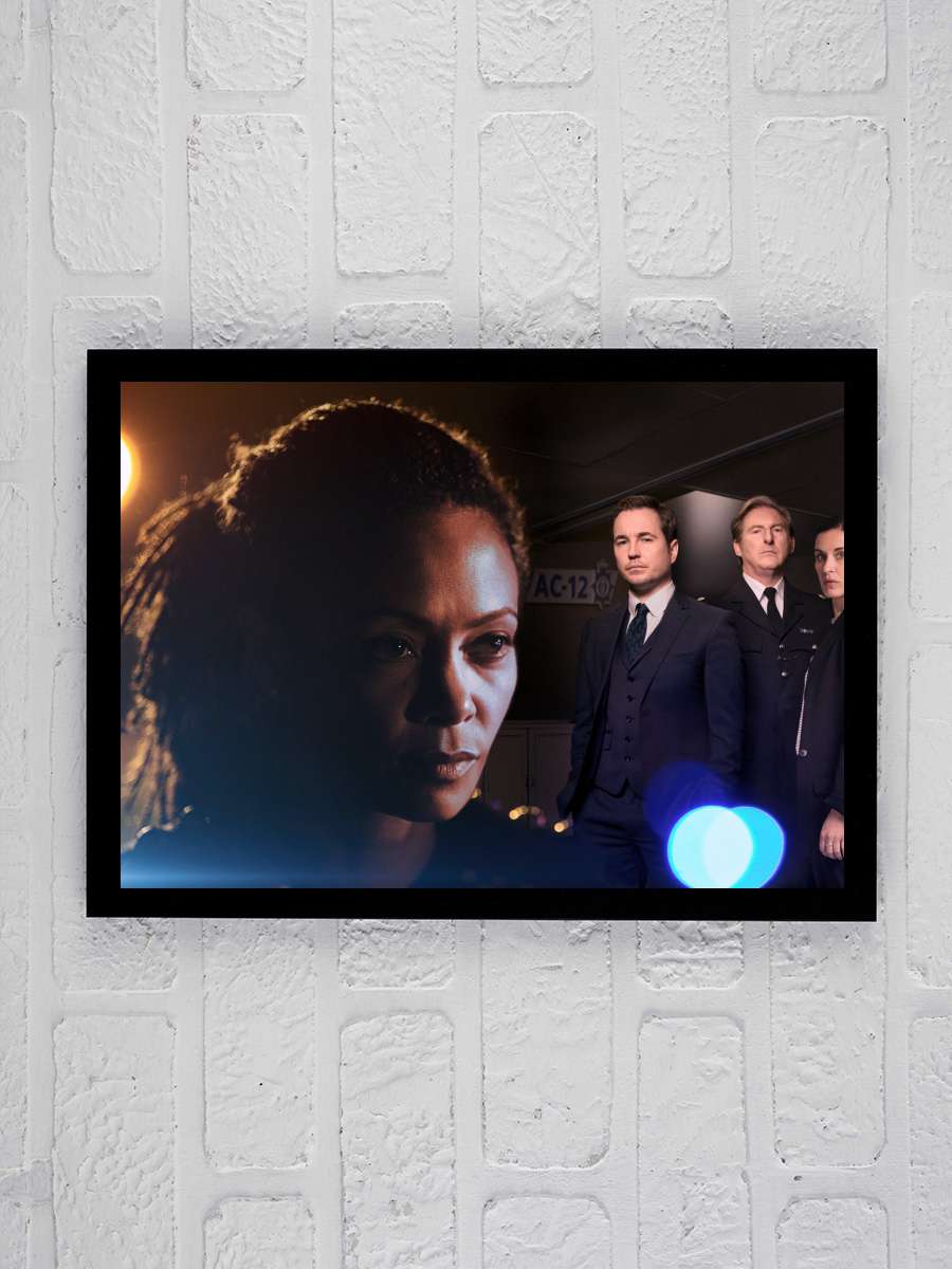 Line of Duty Dizi Tablo Siyah Çerçeveli Dizi Poster Duvar Tablo