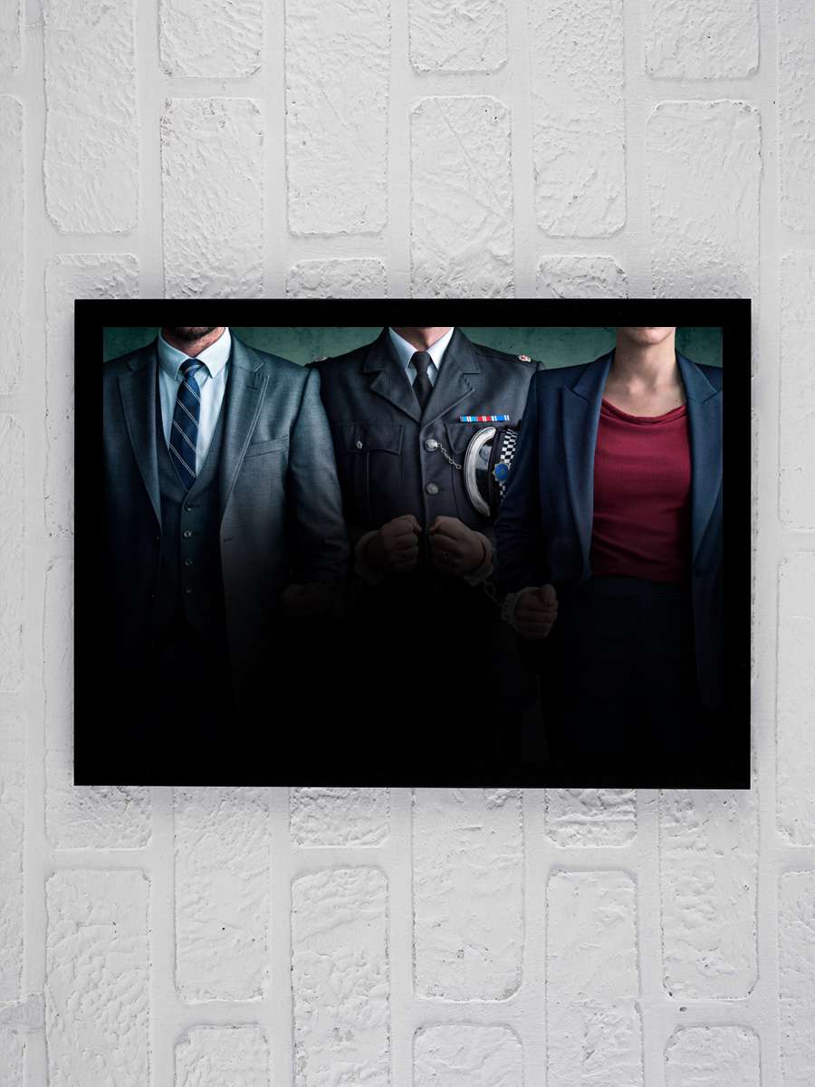 Line of Duty Dizi Tablo Siyah Çerçeveli Dizi Poster Duvar Tablo