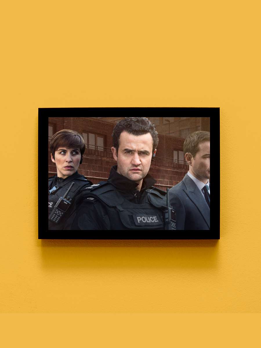 Line of Duty Dizi Tablo Siyah Çerçeveli Dizi Poster Duvar Tablo