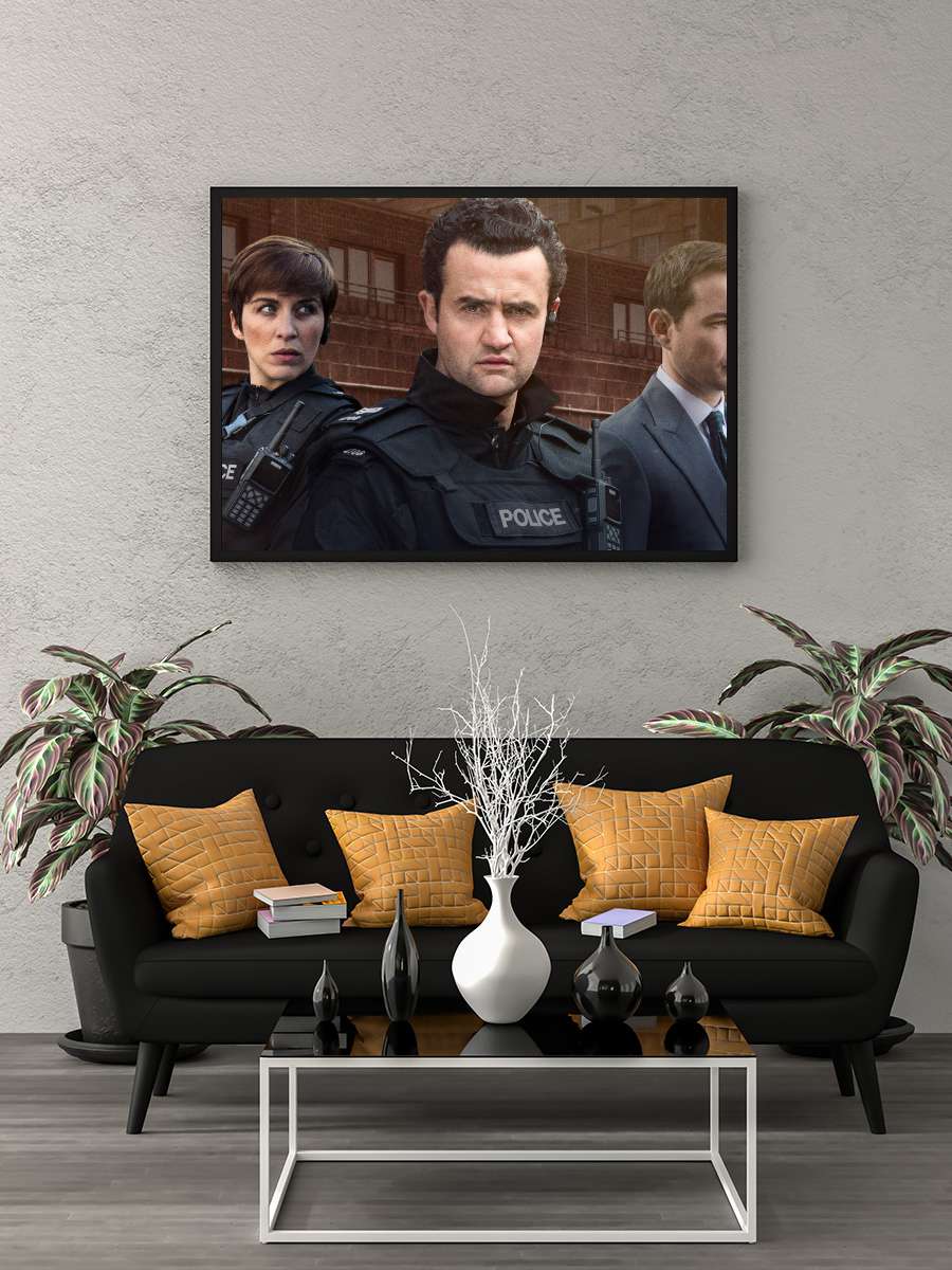 Line of Duty Dizi Tablo Siyah Çerçeveli Dizi Poster Duvar Tablo