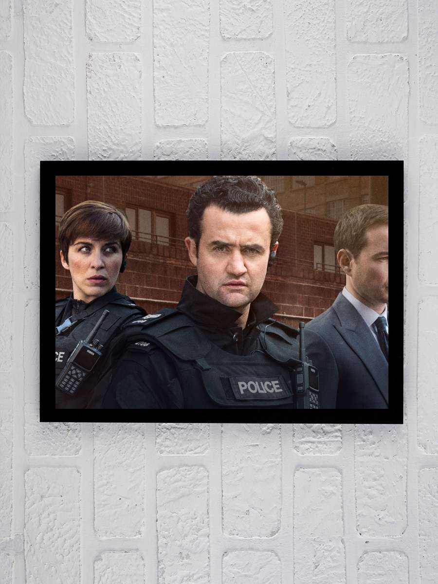 Line of Duty Dizi Tablo Siyah Çerçeveli Dizi Poster Duvar Tablo