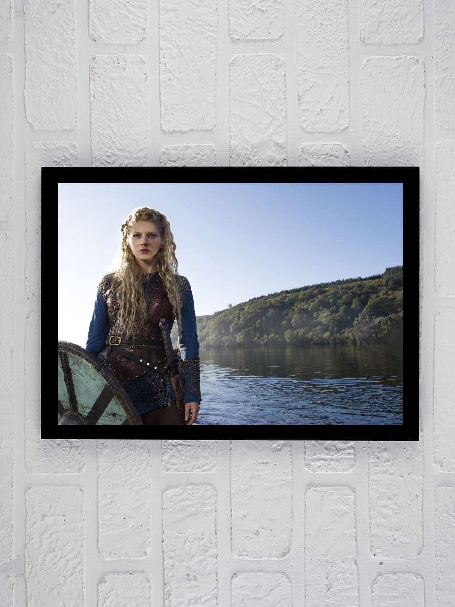 Vikingler - Vikings Dizi Tablo Siyah Çerçeveli Dizi Poster Duvar Tablo