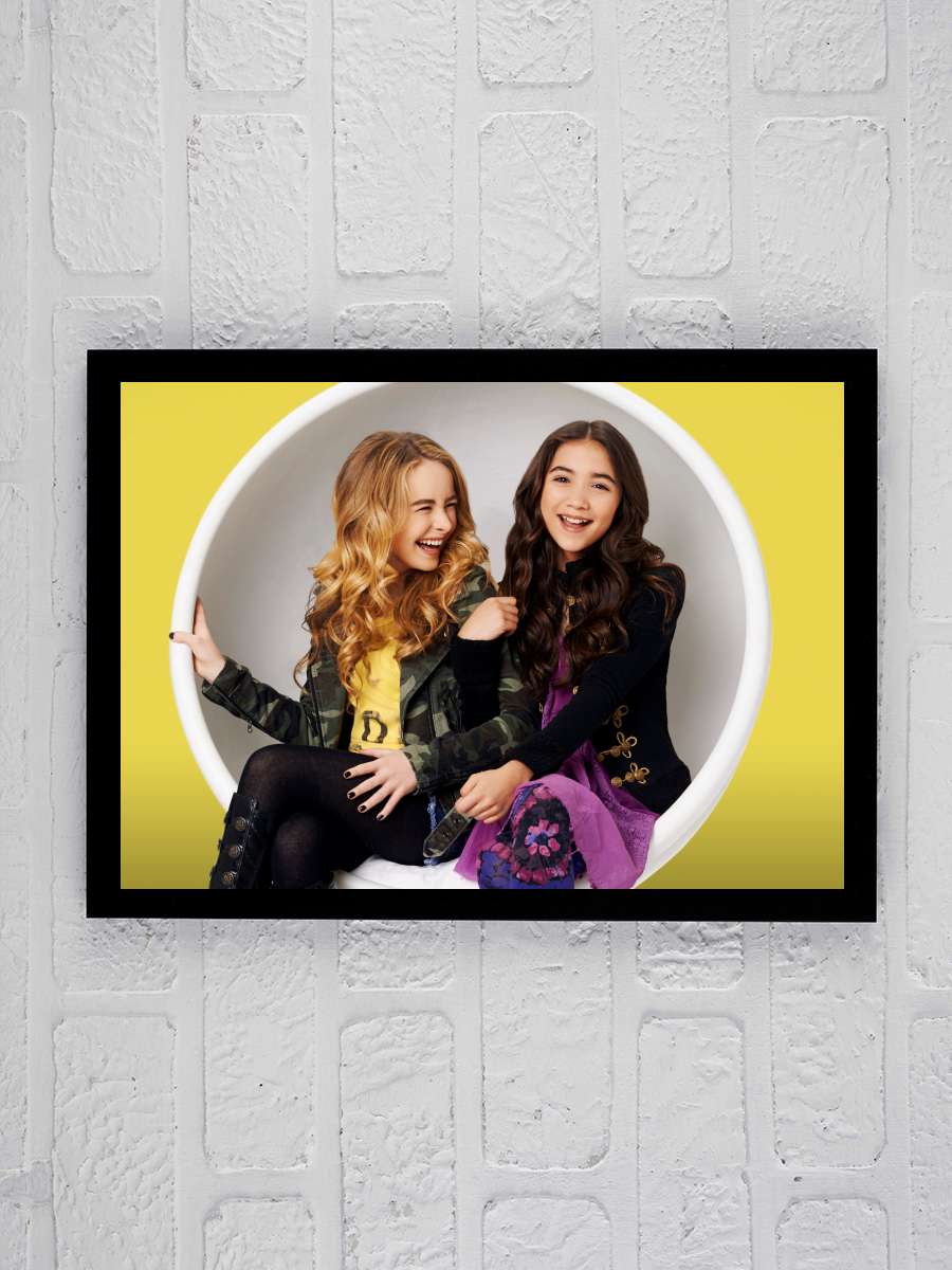 Girl Meets World Dizi Tablo Siyah Çerçeveli Dizi Poster Duvar Tablo