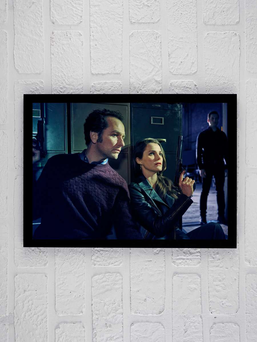 The Americans Dizi Tablo Siyah Çerçeveli Dizi Poster Duvar Tablo