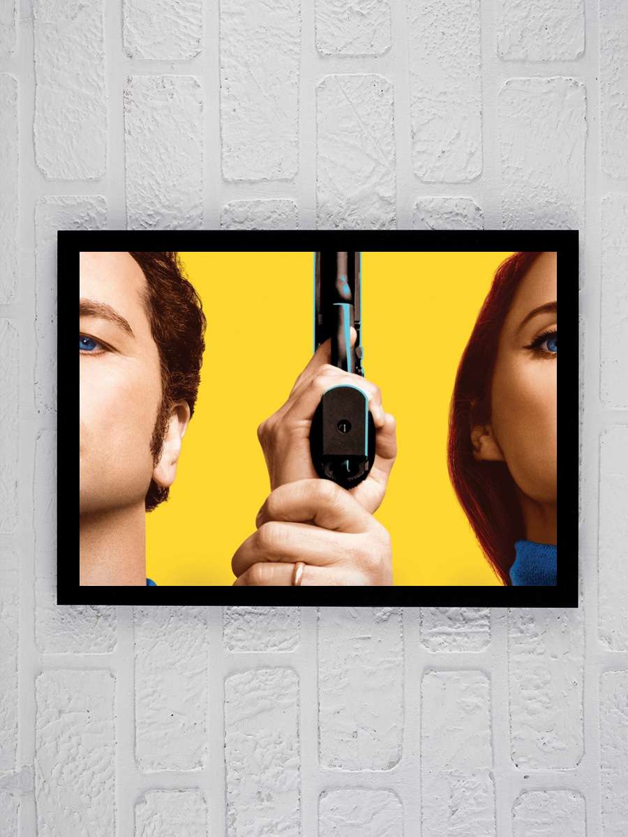 The Americans Dizi Tablo Siyah Çerçeveli Dizi Poster Duvar Tablo