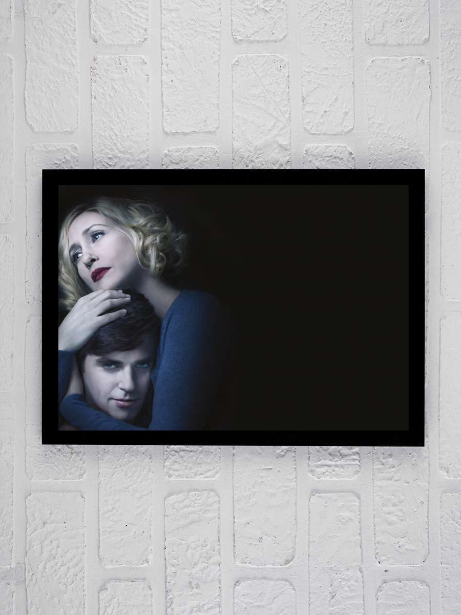 Bates Motel Dizi Tablo Siyah Çerçeveli Dizi Poster Duvar Tablo