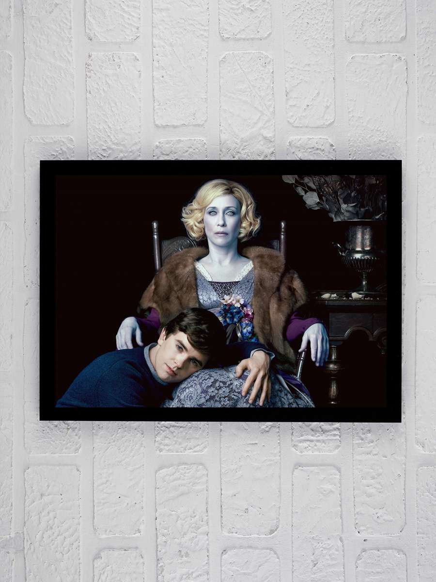 Bates Motel Dizi Tablo Siyah Çerçeveli Dizi Poster Duvar Tablo