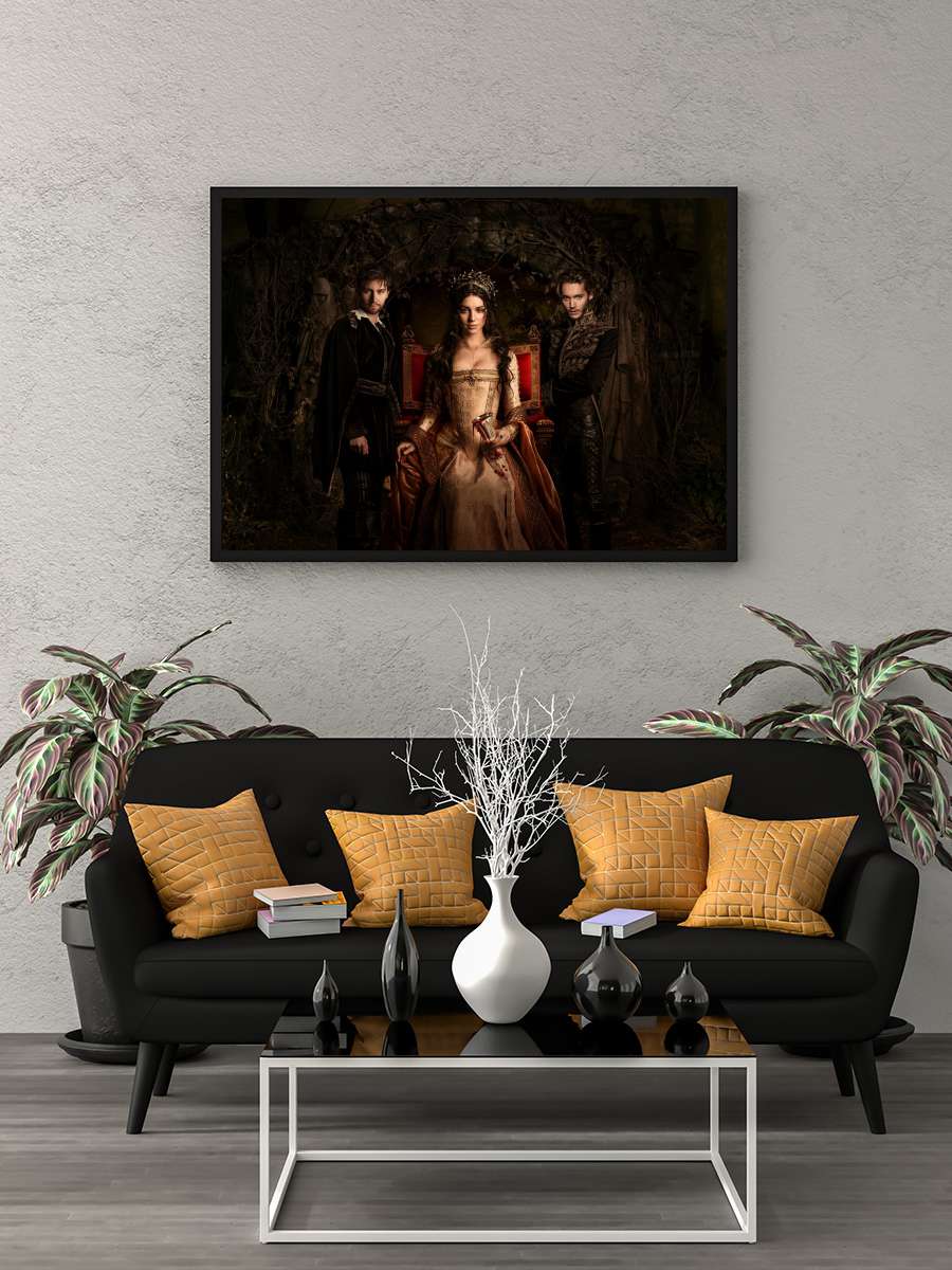 Reign Dizi Tablo Siyah Çerçeveli Dizi Poster Duvar Tablo