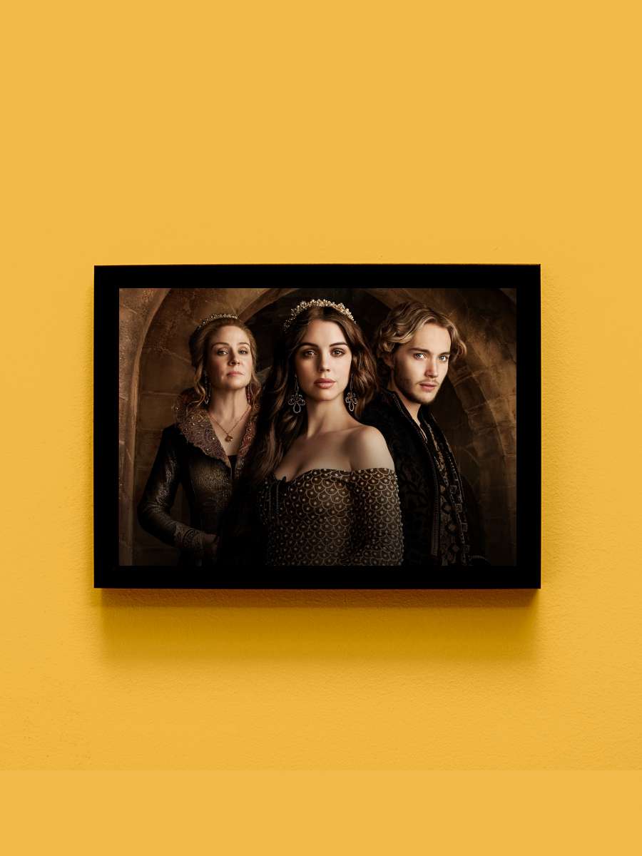 Reign Dizi Tablo Siyah Çerçeveli Dizi Poster Duvar Tablo