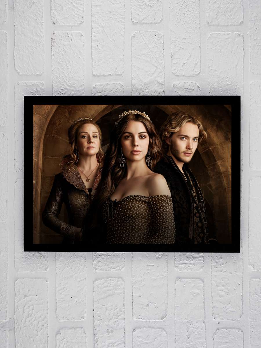 Reign Dizi Tablo Siyah Çerçeveli Dizi Poster Duvar Tablo