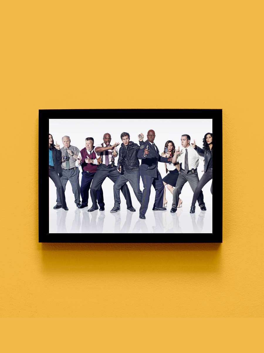 Brooklyn Nine-Nine Dizi Tablo Siyah Çerçeveli Dizi Poster Duvar Tablo