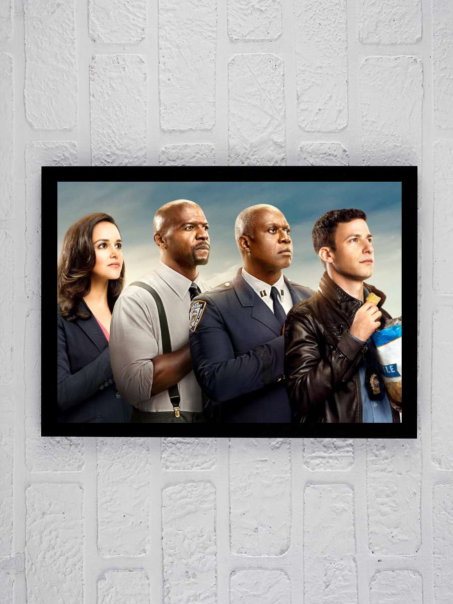 Brooklyn Nine-Nine Dizi Tablo Siyah Çerçeveli Dizi Poster Duvar Tablo