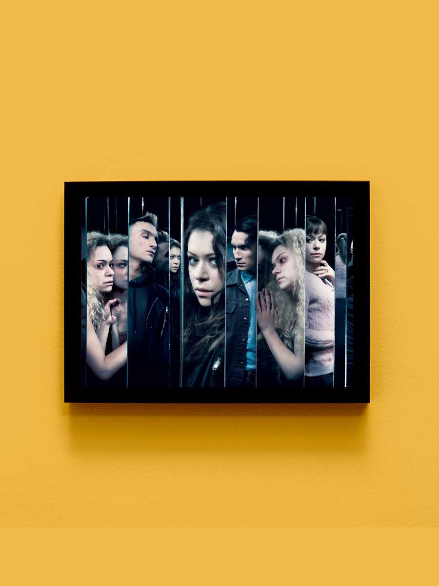 Orphan Black Dizi Tablo Siyah Çerçeveli Dizi Poster Duvar Tablo