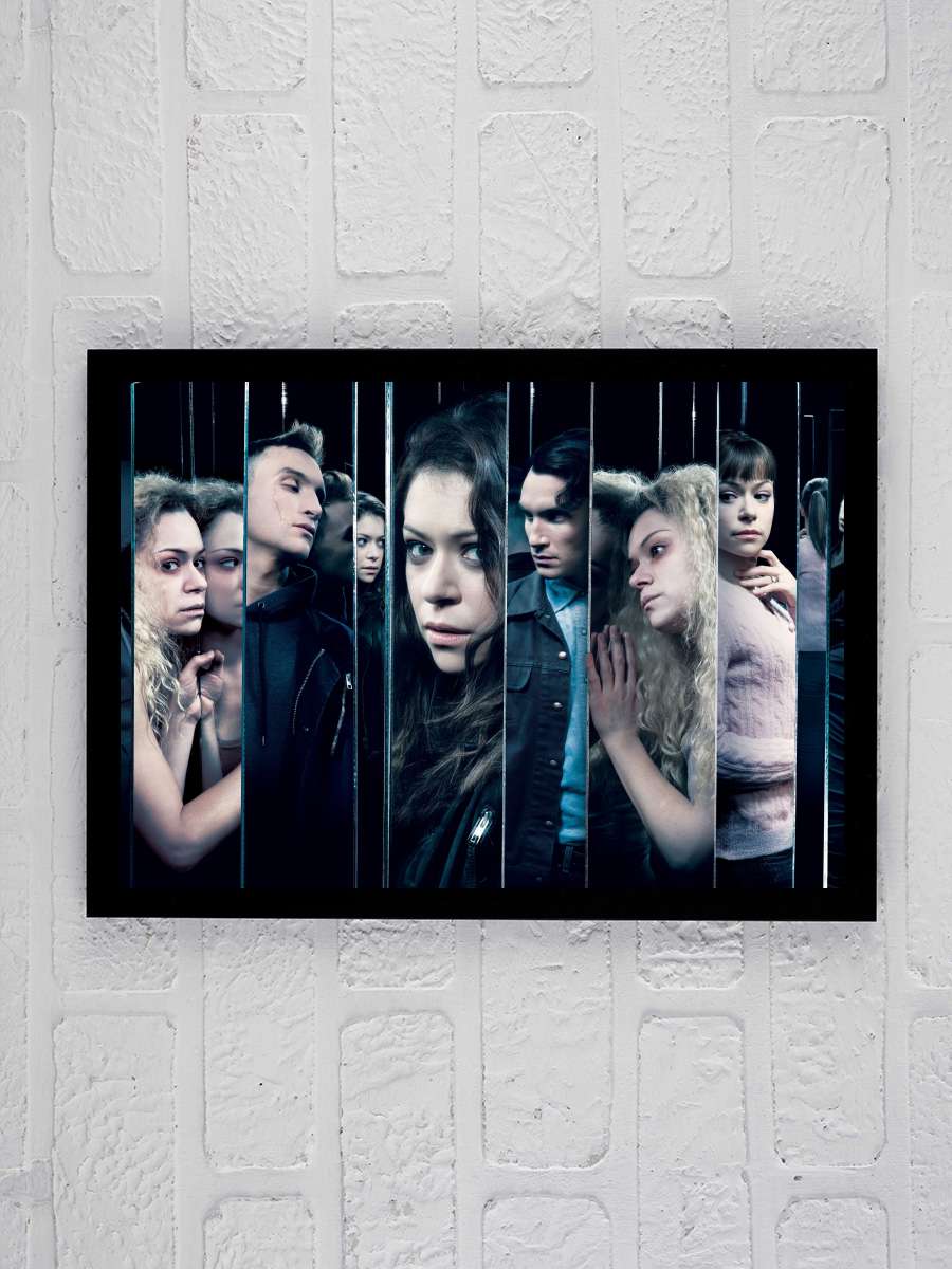 Orphan Black Dizi Tablo Siyah Çerçeveli Dizi Poster Duvar Tablo