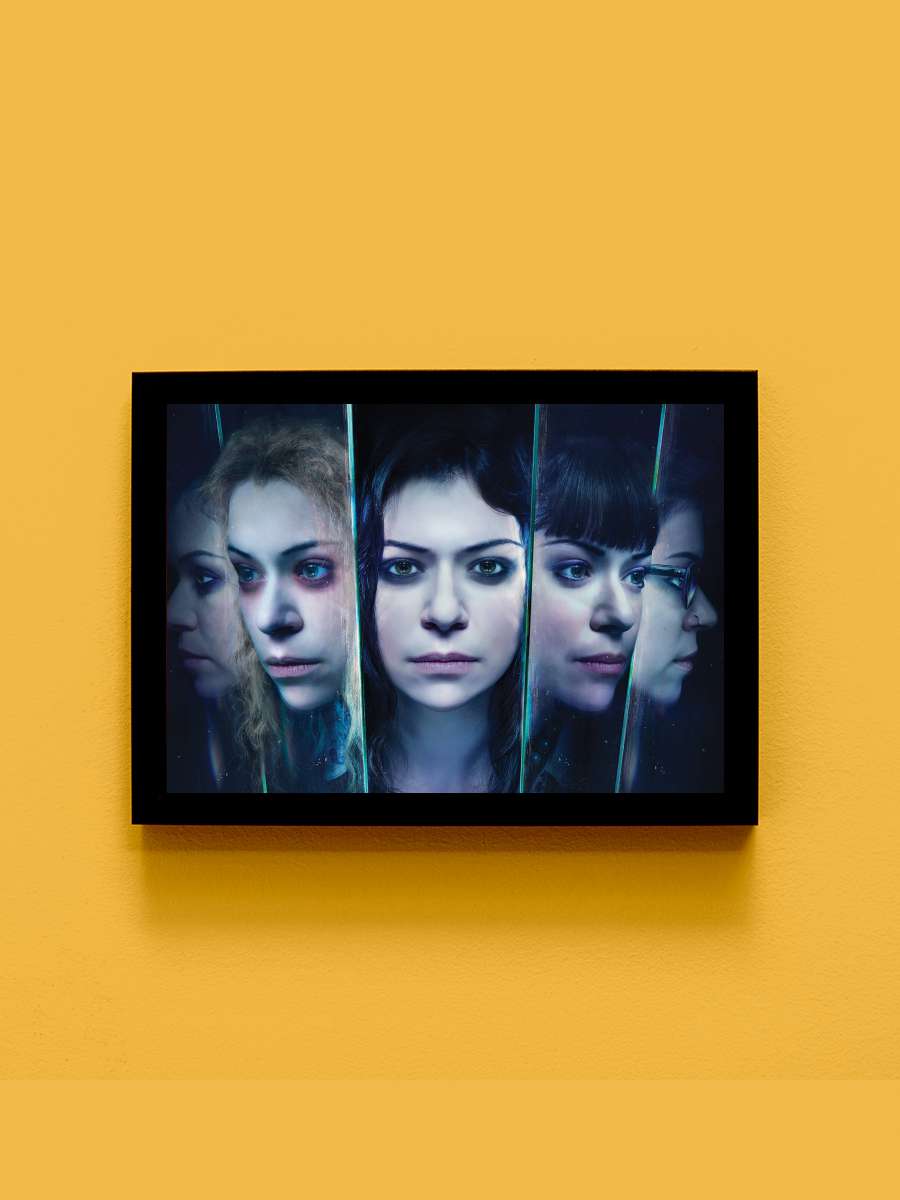 Orphan Black Dizi Tablo Siyah Çerçeveli Dizi Poster Duvar Tablo