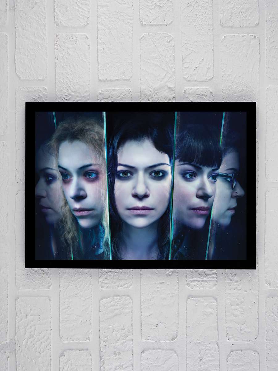 Orphan Black Dizi Tablo Siyah Çerçeveli Dizi Poster Duvar Tablo