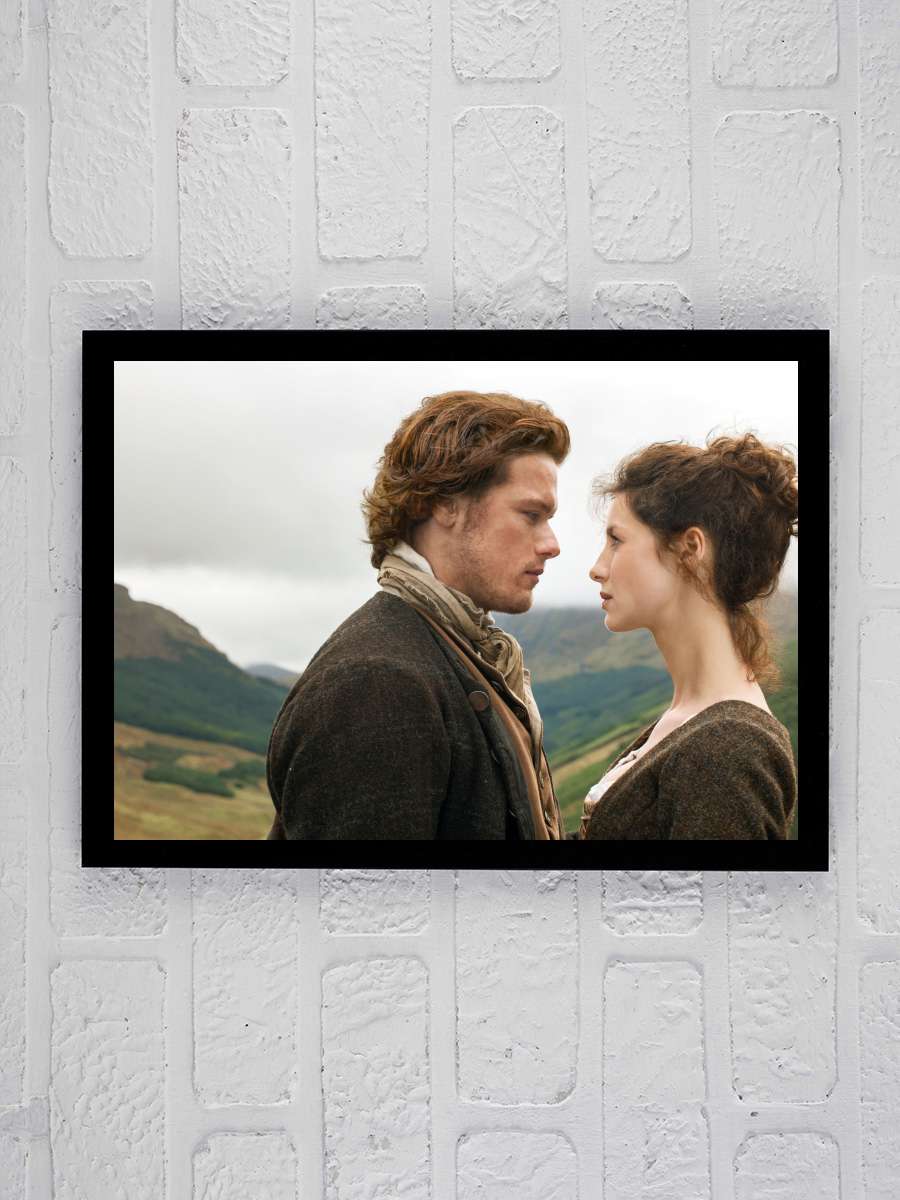 Outlander Dizi Tablo Siyah Çerçeveli Dizi Poster Duvar Tablo