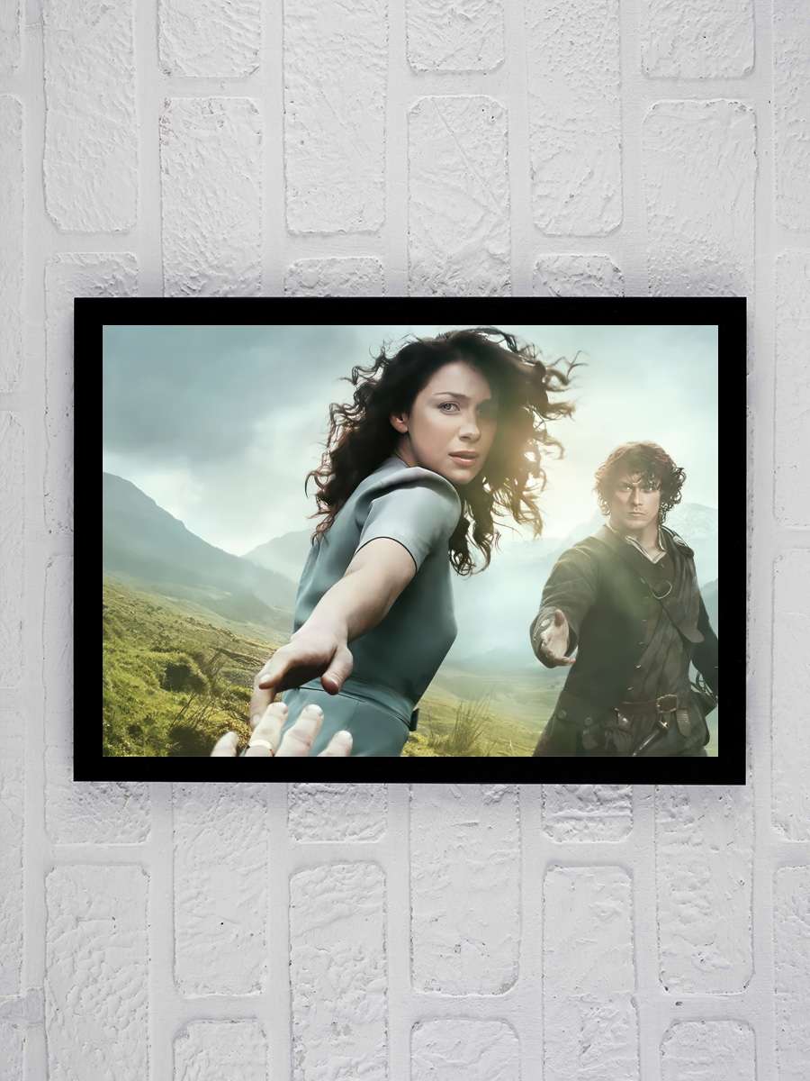 Outlander Dizi Tablo Siyah Çerçeveli Dizi Poster Duvar Tablo