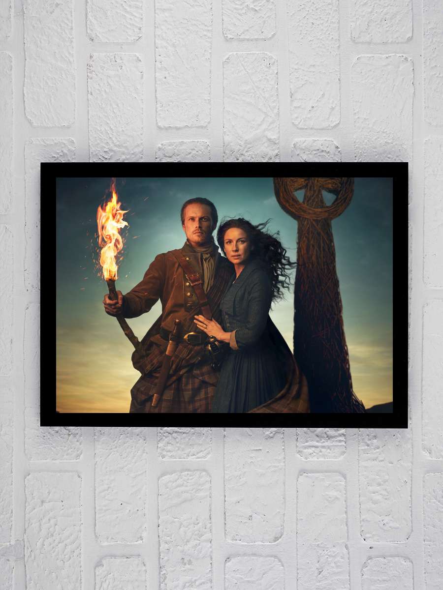 Outlander Dizi Tablo Siyah Çerçeveli Dizi Poster Duvar Tablo