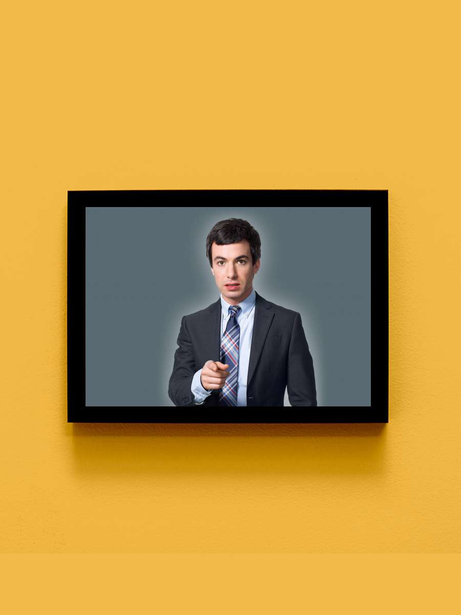 Nathan for You Dizi Tablo Siyah Çerçeveli Dizi Poster Duvar Tablo