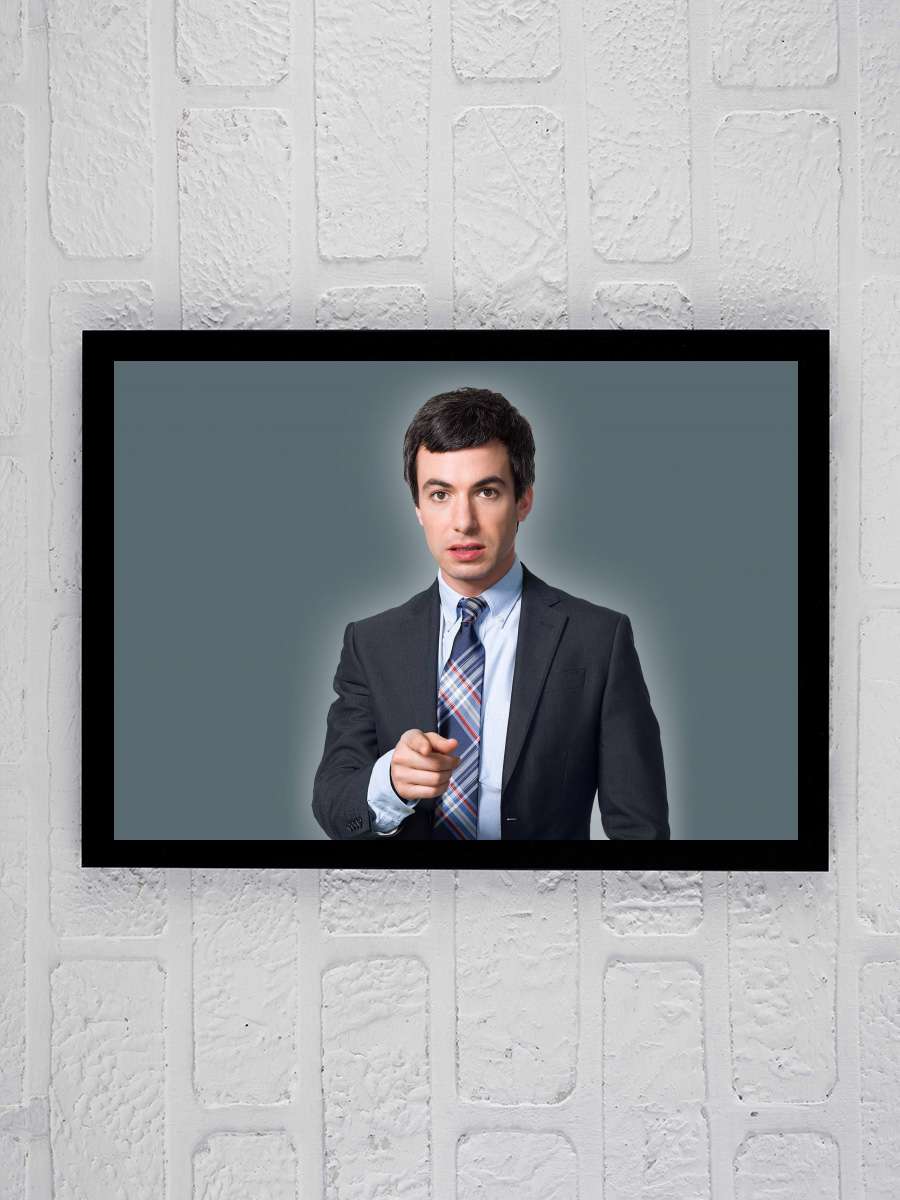 Nathan for You Dizi Tablo Siyah Çerçeveli Dizi Poster Duvar Tablo