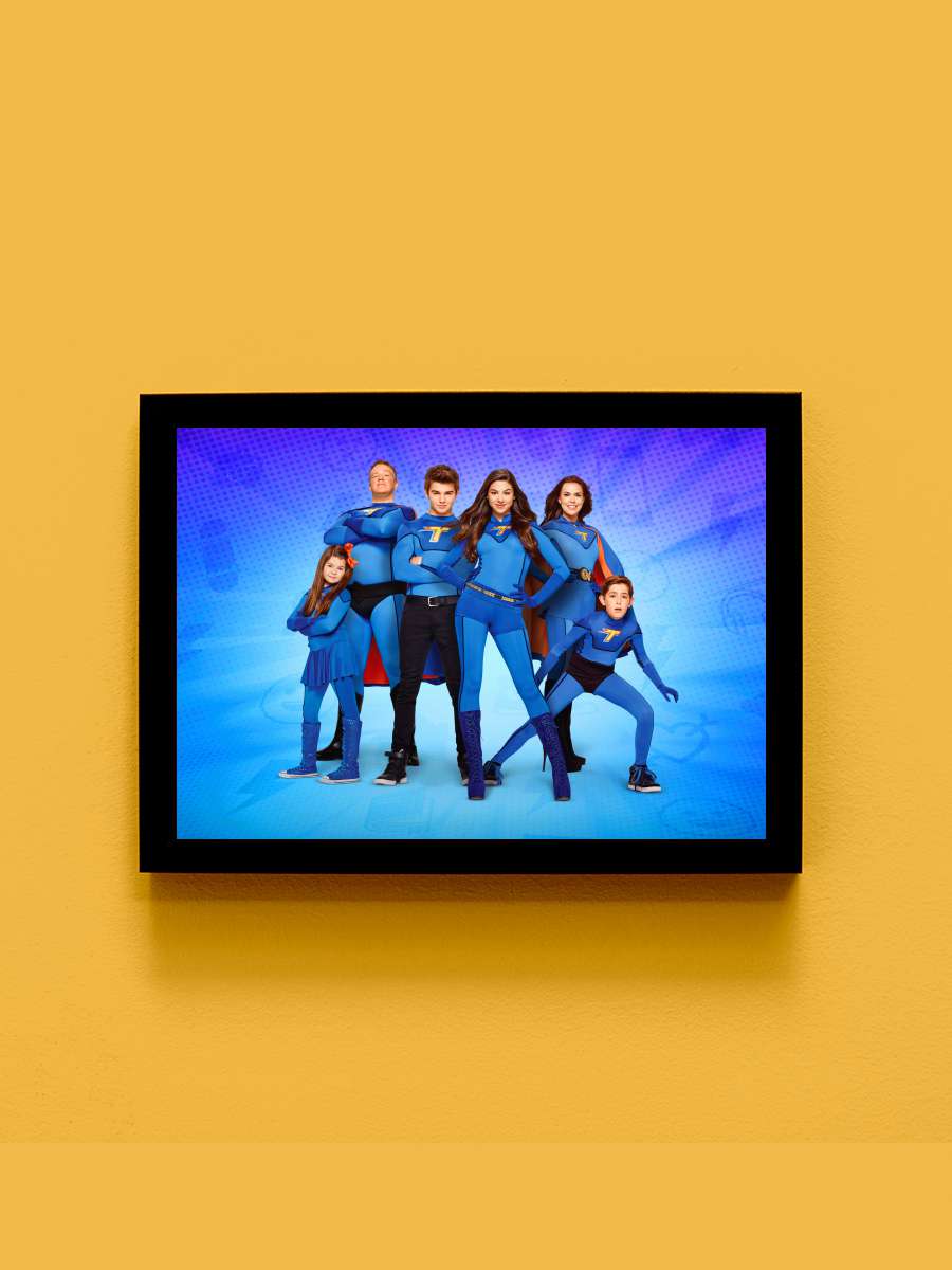 The Thundermans Dizi Tablo Siyah Çerçeveli Dizi Poster Duvar Tablo