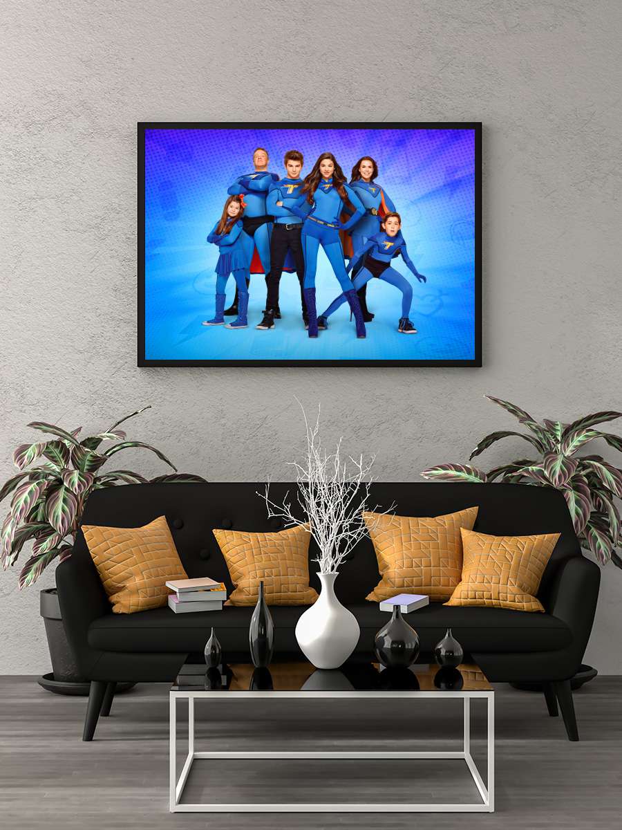 The Thundermans Dizi Tablo Siyah Çerçeveli Dizi Poster Duvar Tablo