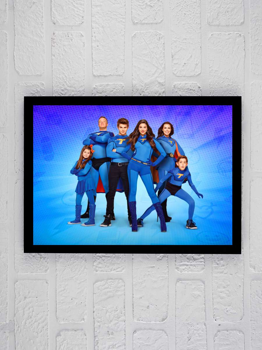 The Thundermans Dizi Tablo Siyah Çerçeveli Dizi Poster Duvar Tablo