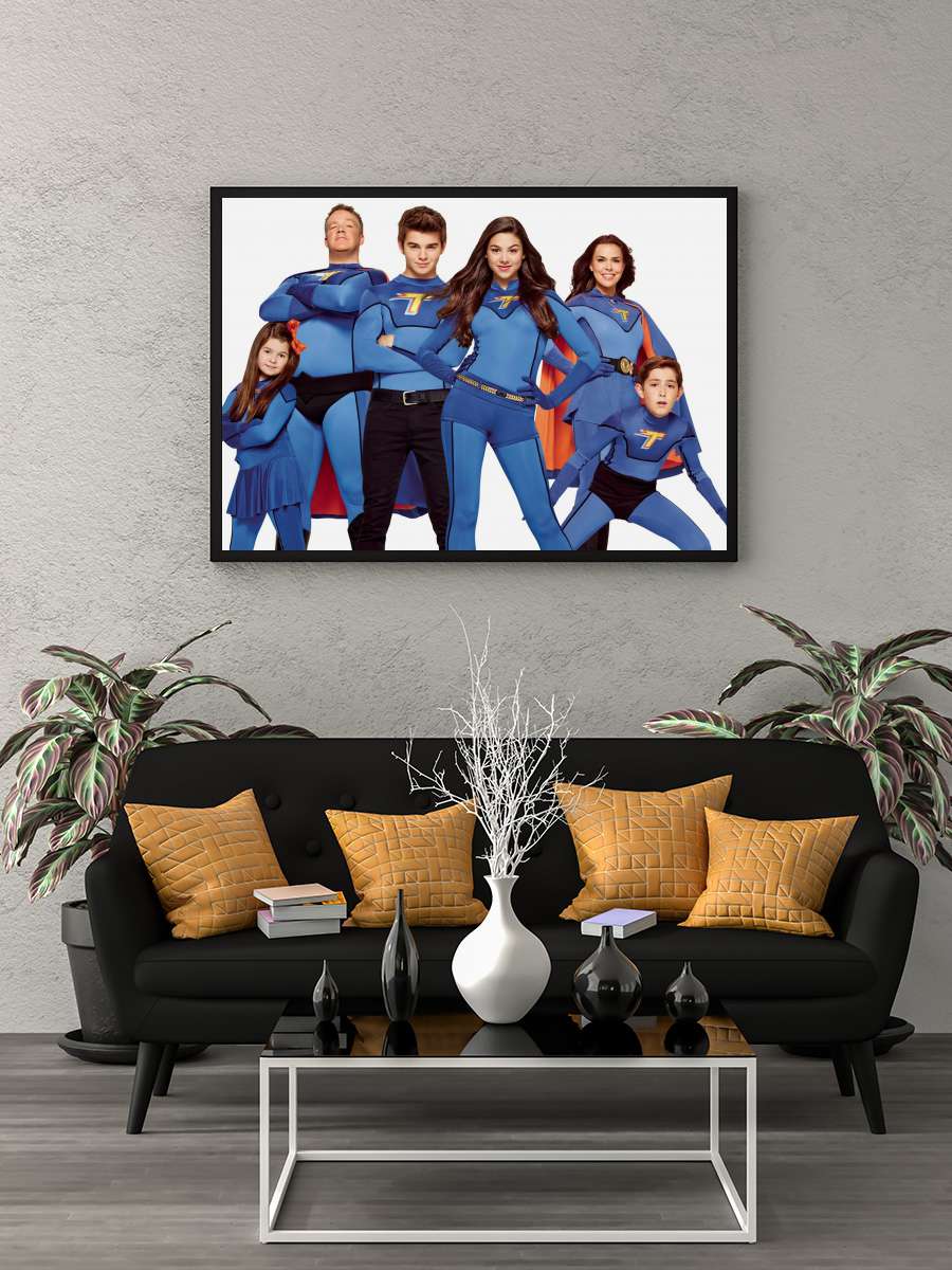 The Thundermans Dizi Tablo Siyah Çerçeveli Dizi Poster Duvar Tablo