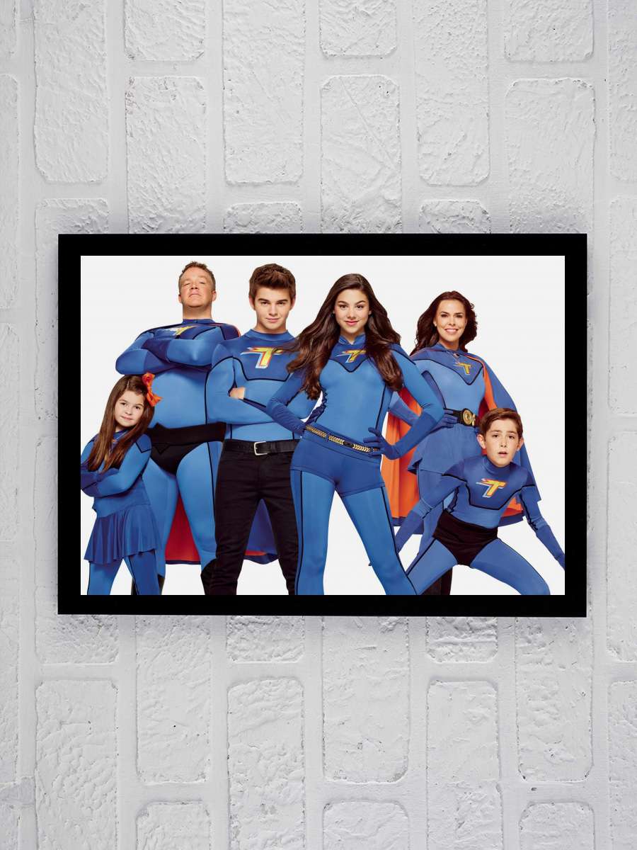 The Thundermans Dizi Tablo Siyah Çerçeveli Dizi Poster Duvar Tablo