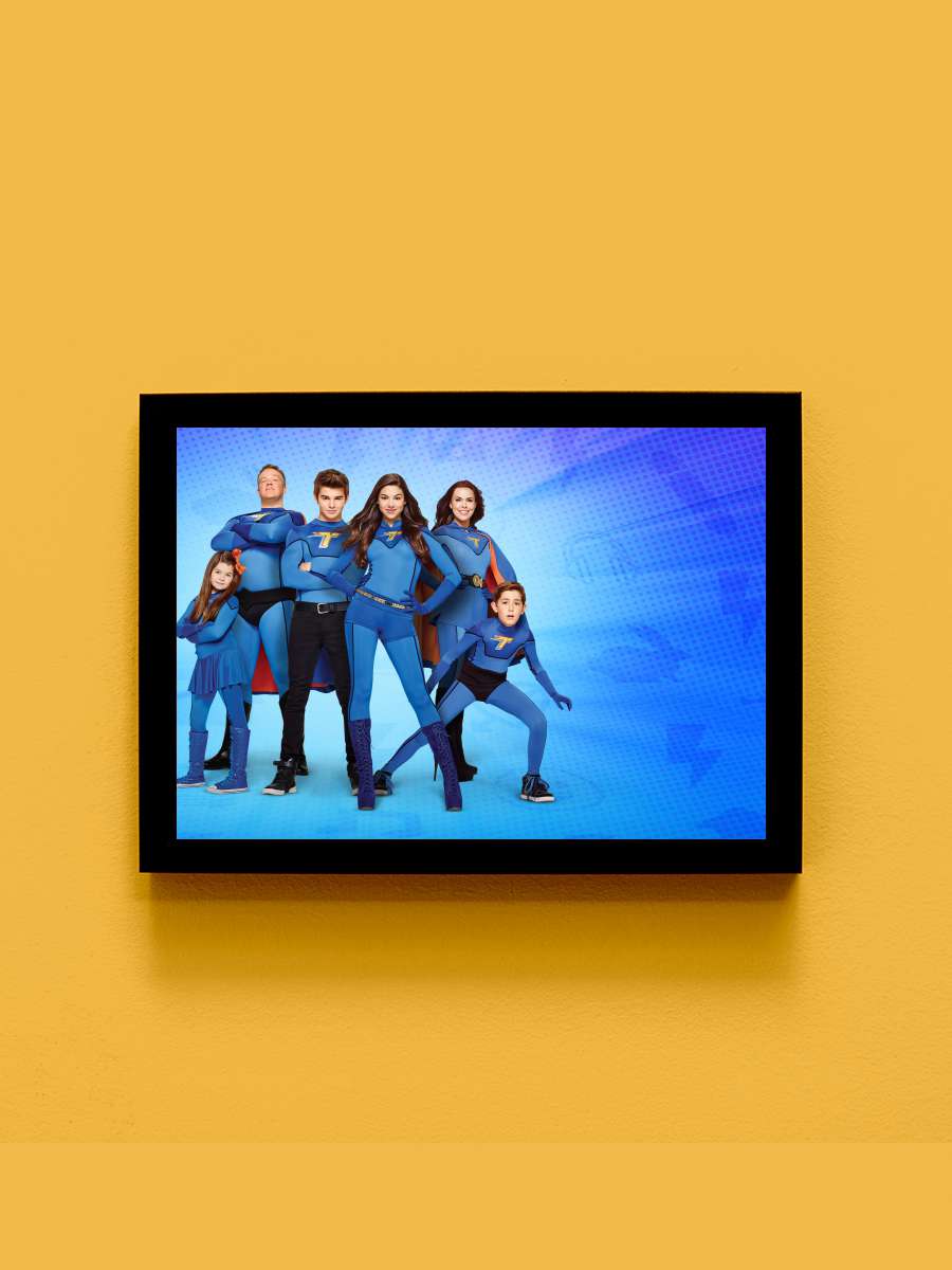 The Thundermans Dizi Tablo Siyah Çerçeveli Dizi Poster Duvar Tablo